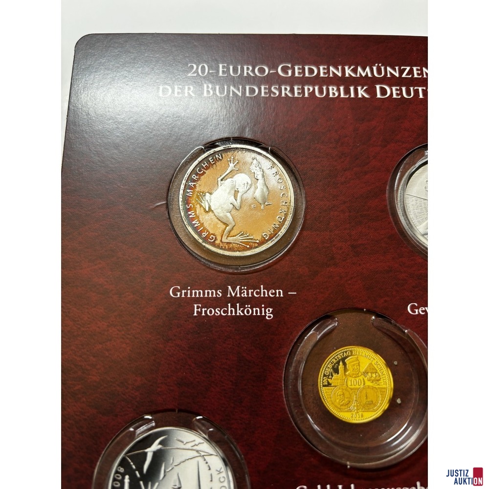 2 20EUR Gedenkmünze Rückseite