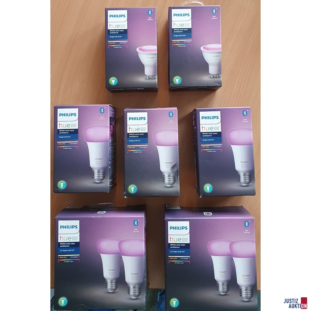 Philips Hue Lampen gesamt