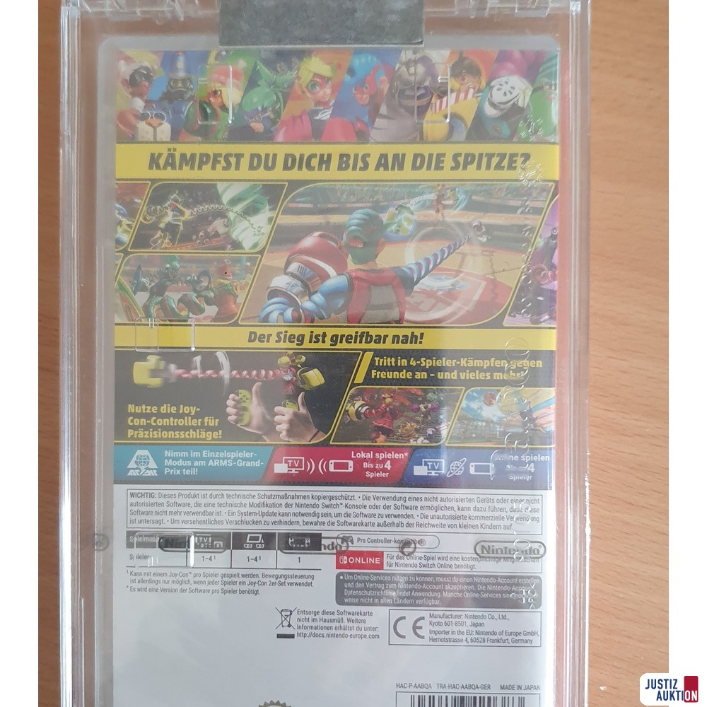 Videospiel Rückseite