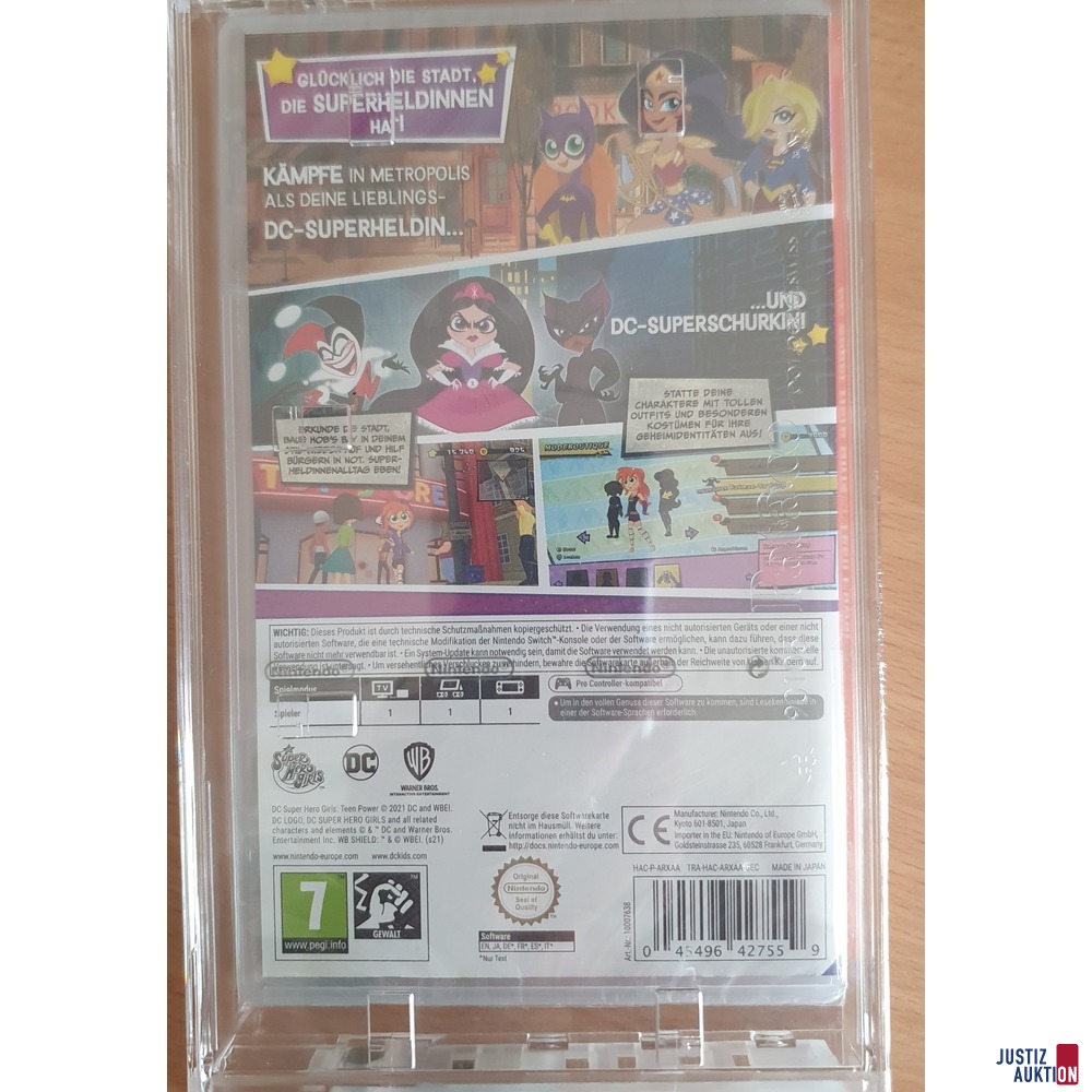 Videospiel Rückseite