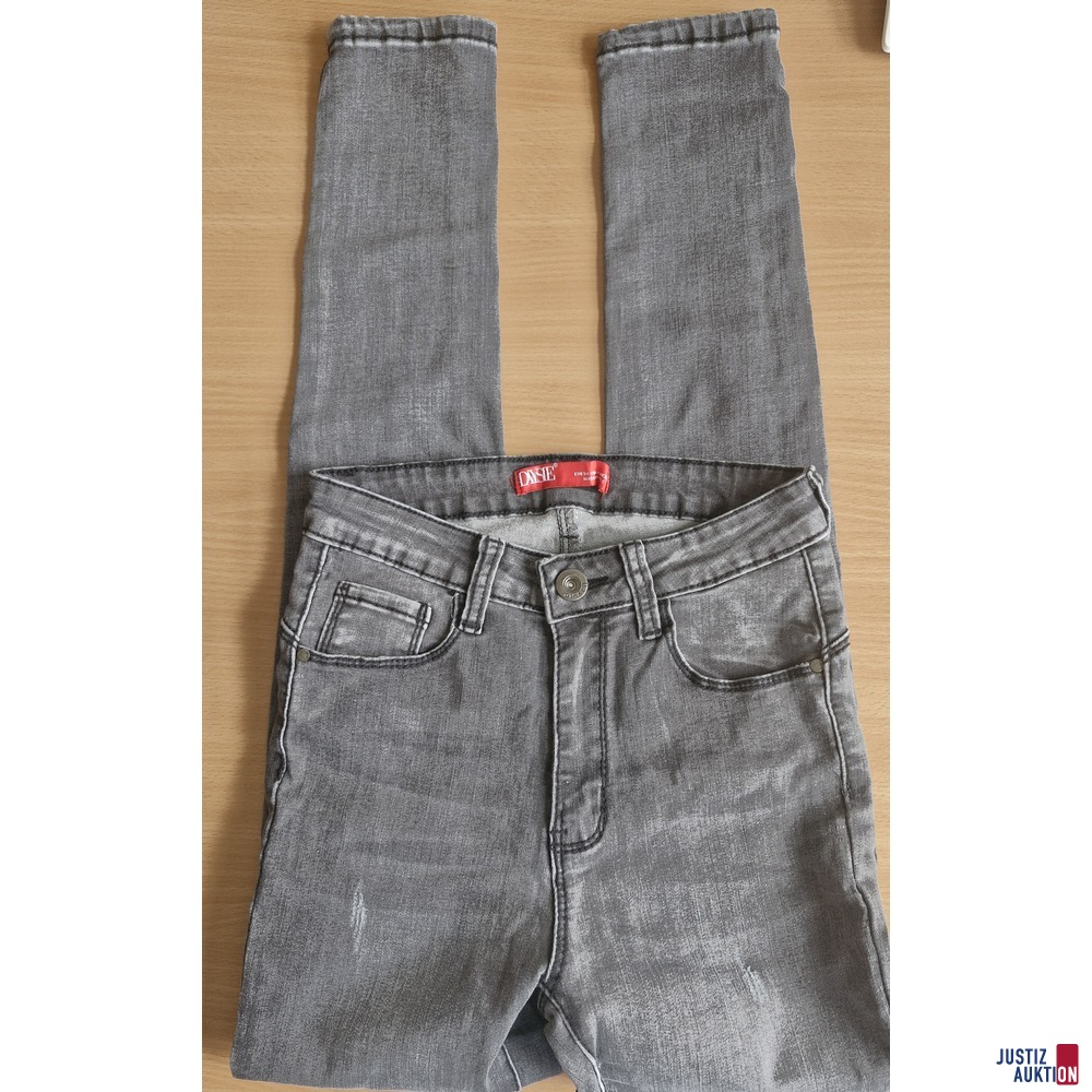 Anthrazitfarbene Jeans