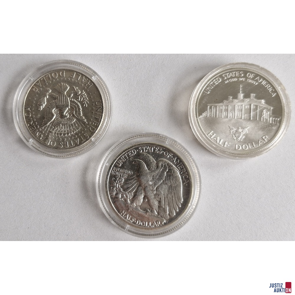 3 x Münzen Rückseite