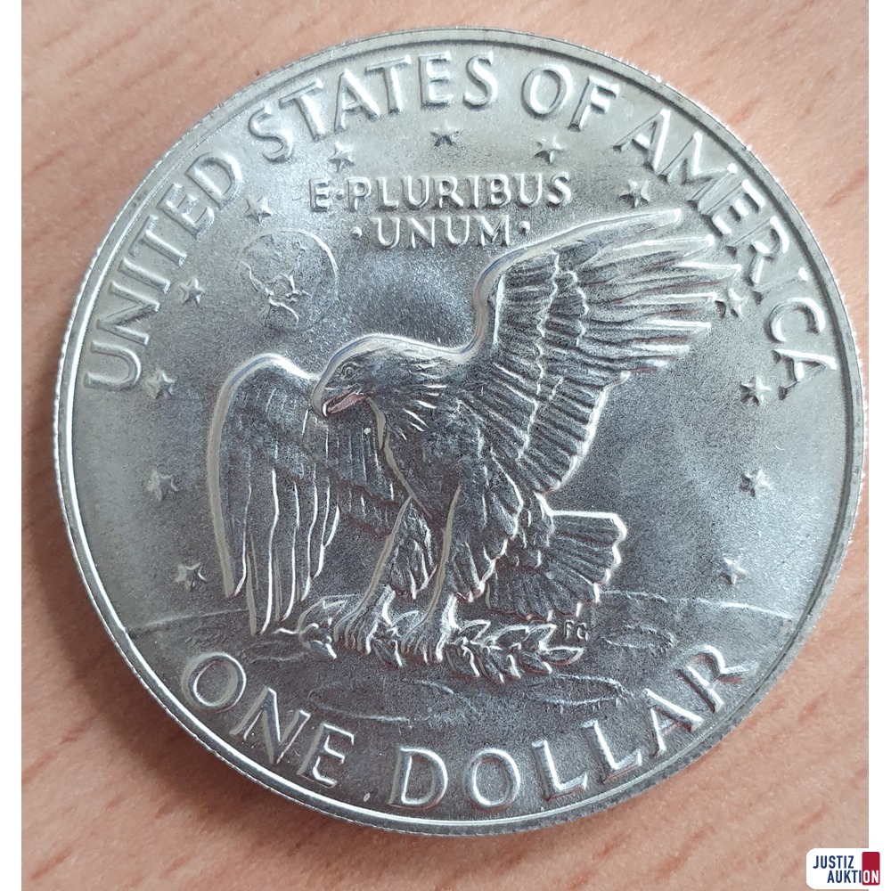 Revers 1 Dollar Münze
