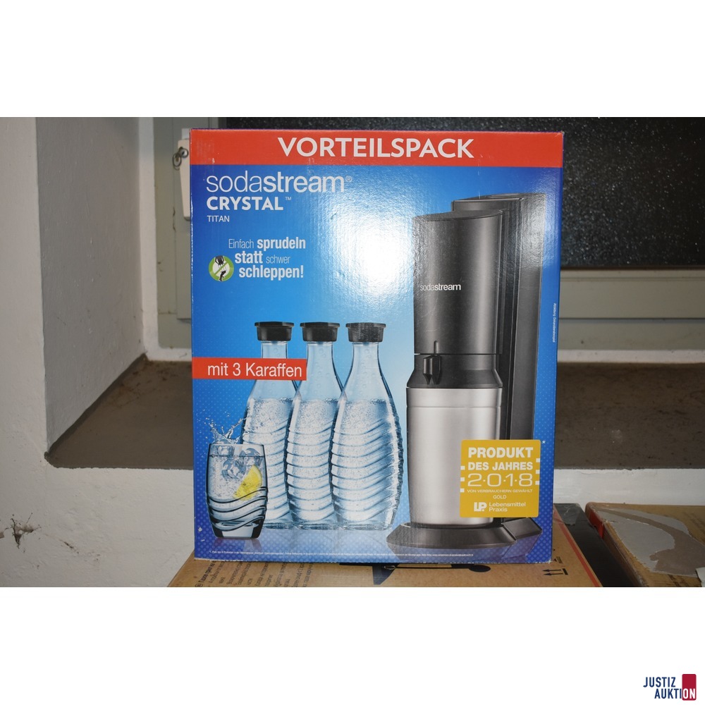 Sodastream CRYSTAL von vorne