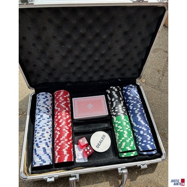 Inhalt Pokerkoffer