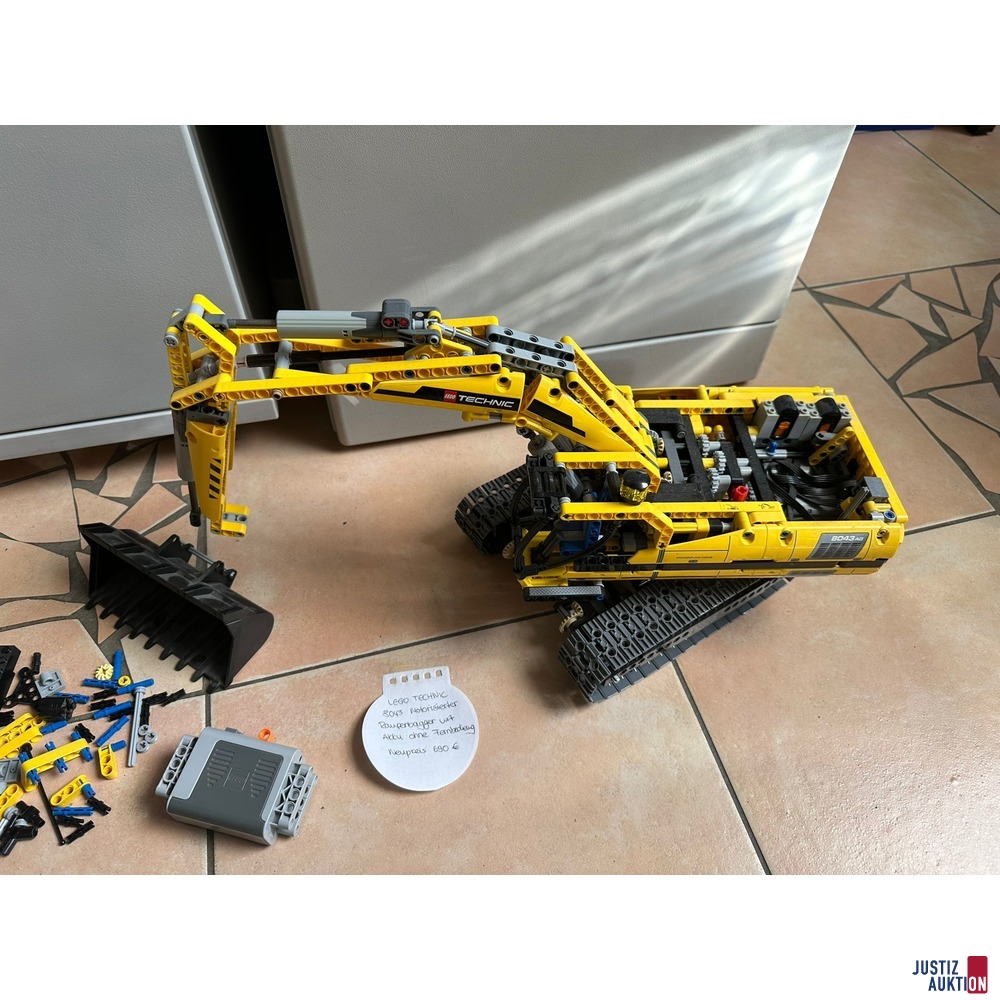 Lego Technik 8043 Motorisierter Raupenbagger