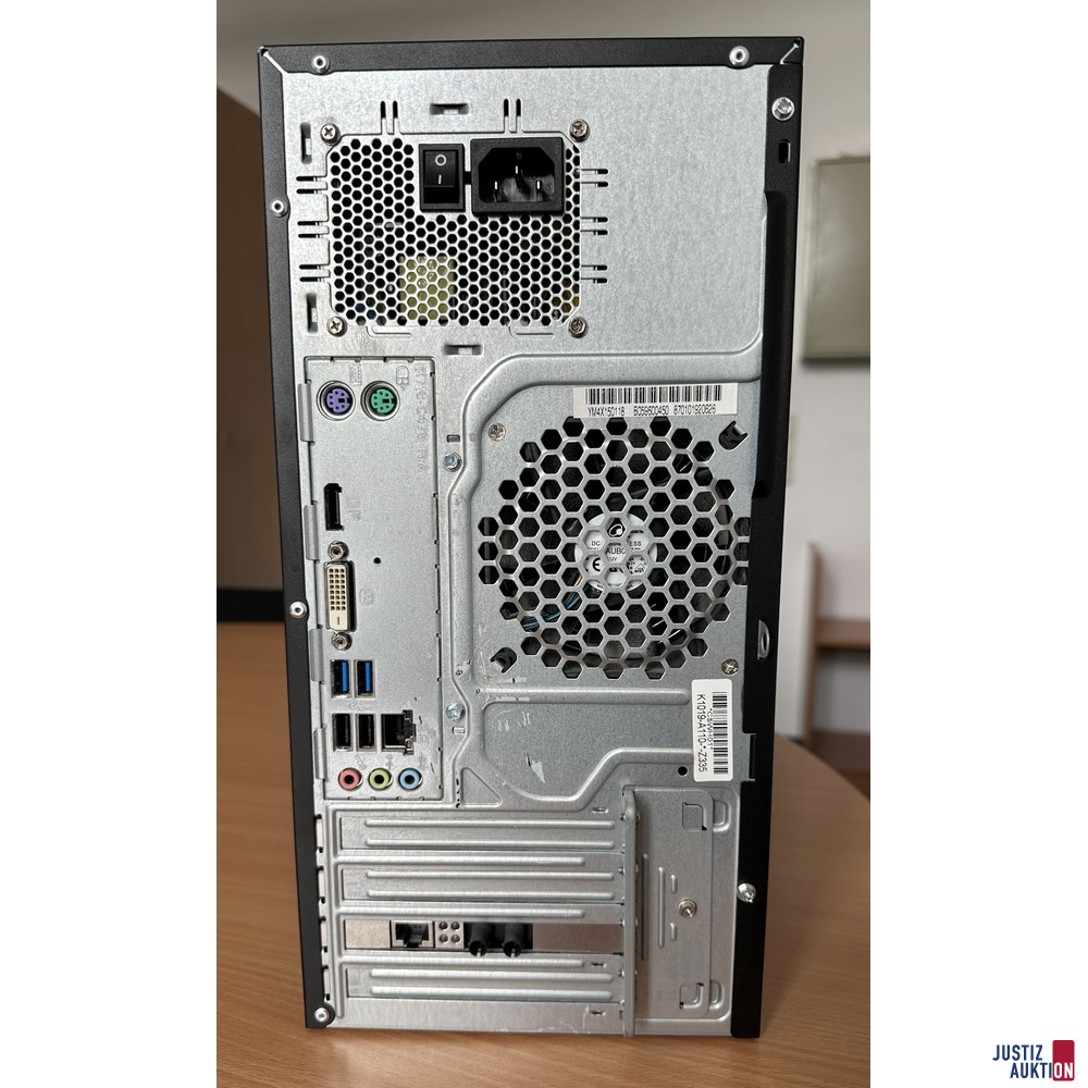 Beispielfoto PC Rückseite