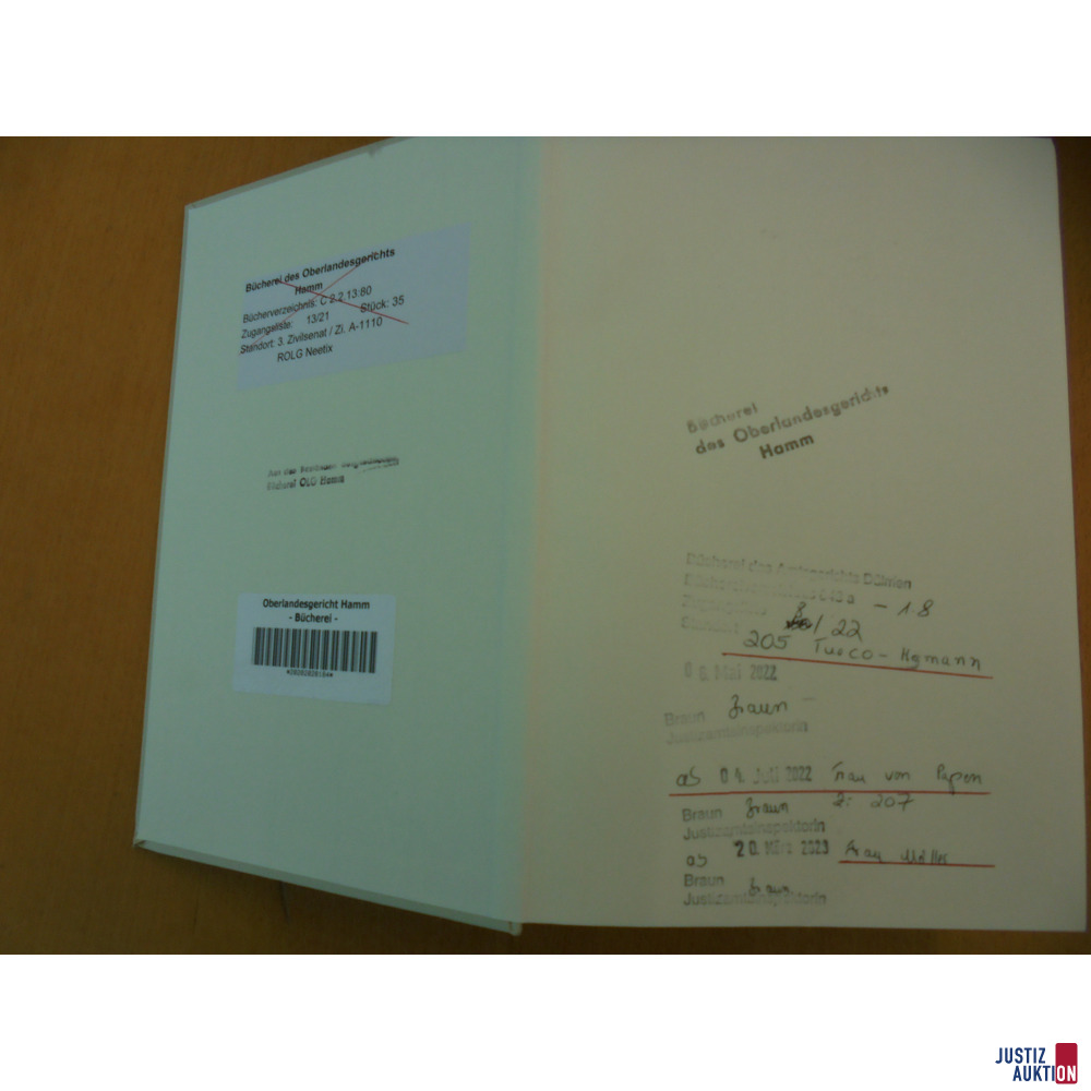 BGB, 80. Auflage, 2021 – foto 3 – kavel bij Justiz-Auktion, Dülmen