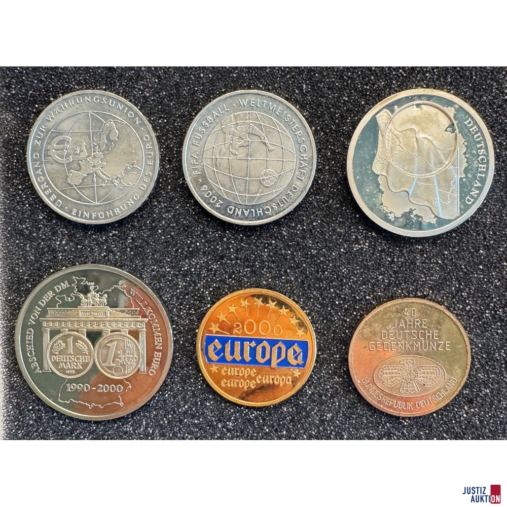 6 Sammlerm&uuml;nze &lpar;Euro Sonderm&uuml;nzen&rpar; etc&period;