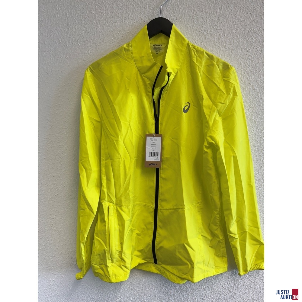 Runningjacke Asics neonfarben Größe M