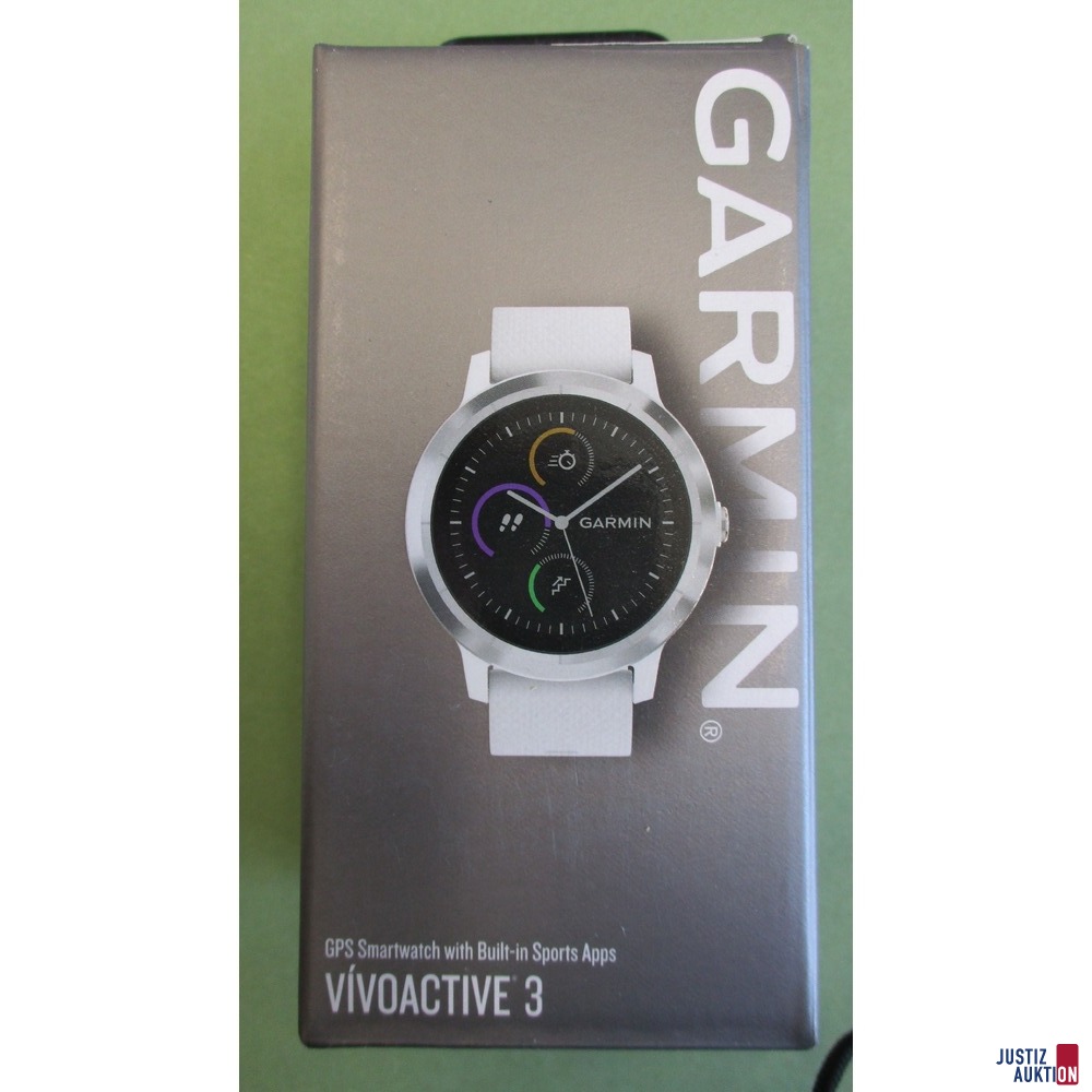 Garmin Vivoactive 3 mit weißem Armband