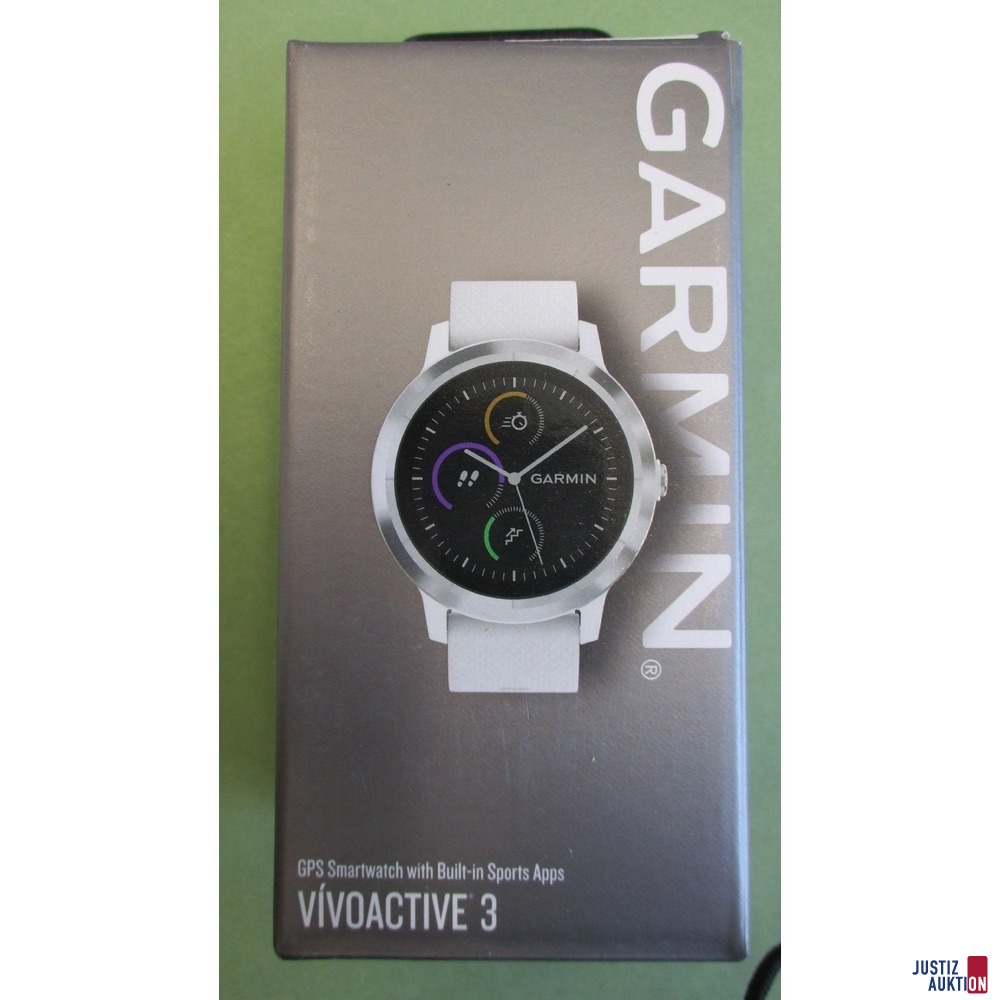Garmin Vivoactive 3 mit weißem Armband