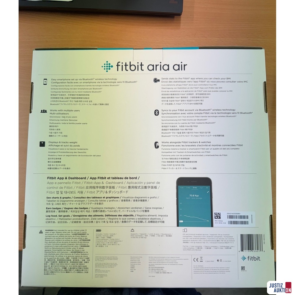 Rückseite Kartonage