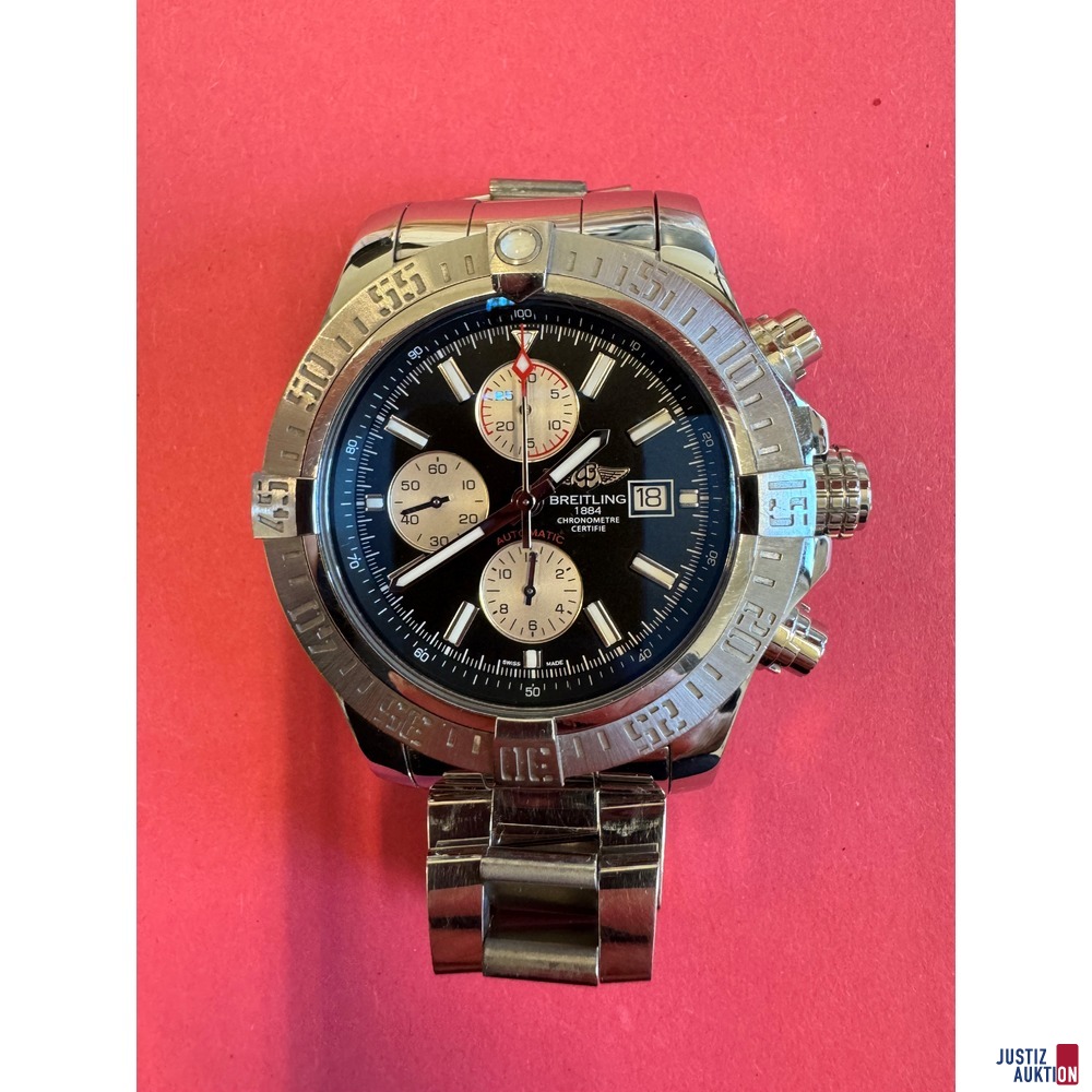 Breitling Super Avenger II Nr. A13371, Automatik Chronograph