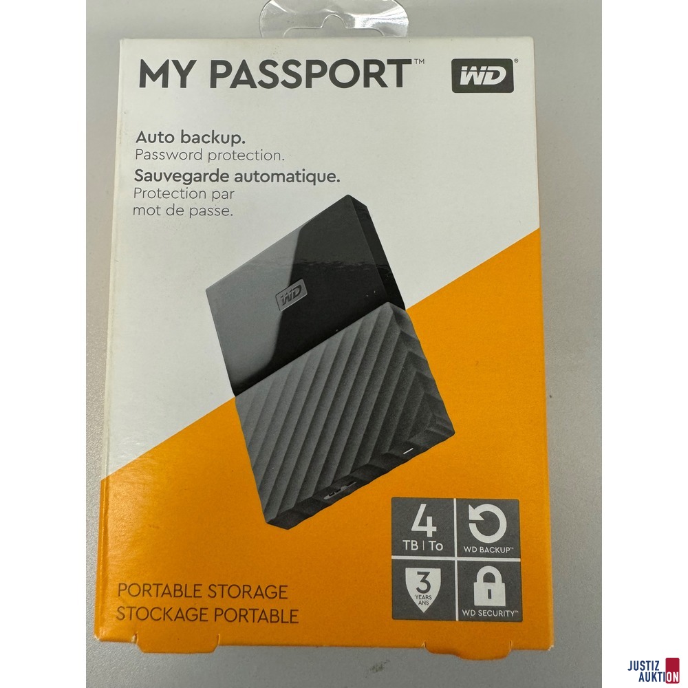 2 WD externe Festplatten mit je 4TB
