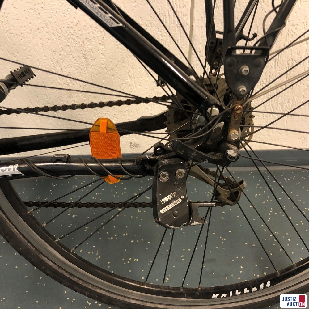 Hinterradnabe mit defekten Ständer