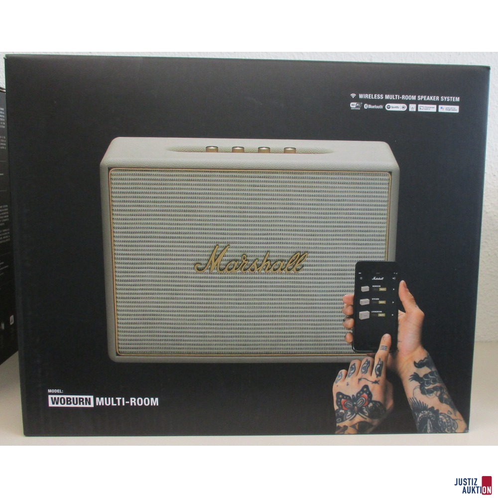 Marshall Woburn Multiroom Lautsprecher, cremefarben