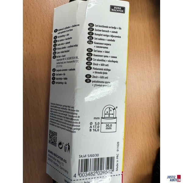 Aufschrift Verpackung