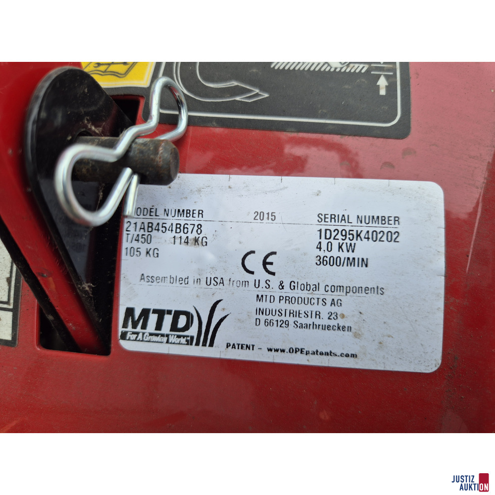 Bodenfräse Briggs & Stratton – foto 5 – kavel bij Justiz-Auktion