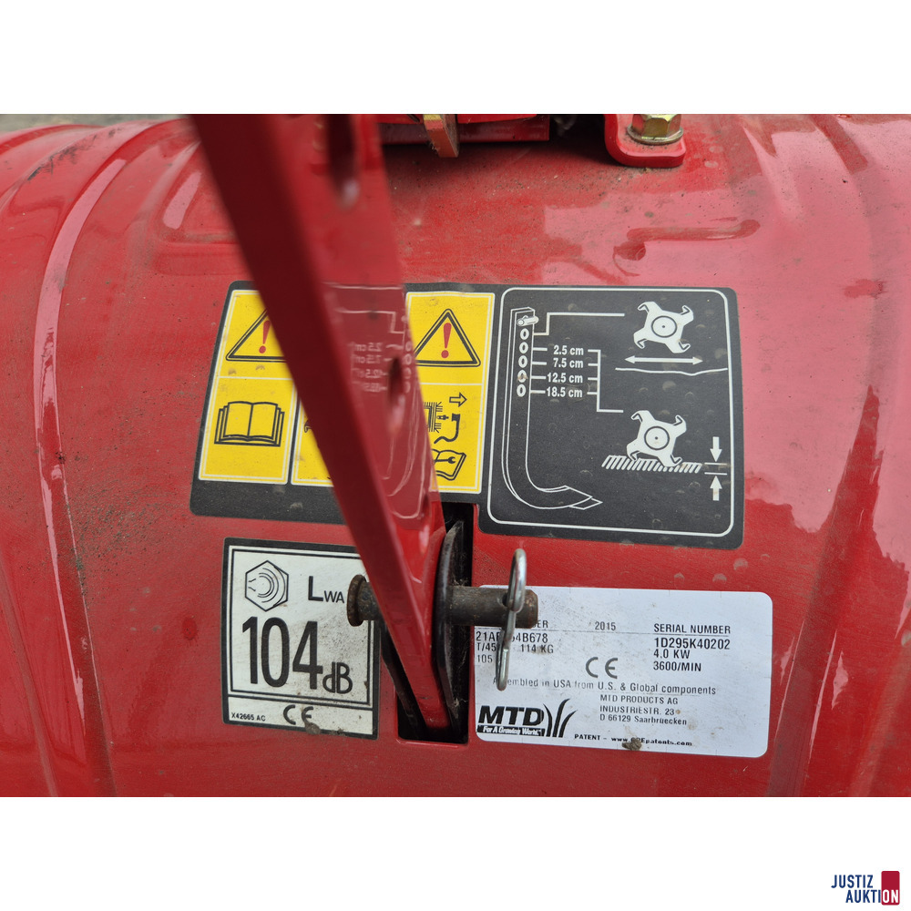 Bodenfräse Briggs & Stratton – foto 6 – kavel bij Justiz-Auktion