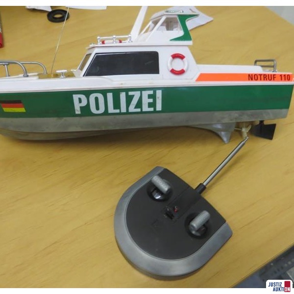 ferngesteuertes Spielzeugboot Polizei
