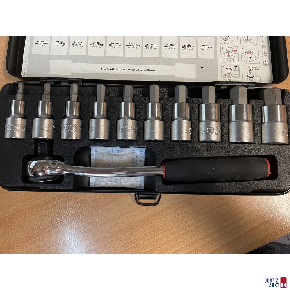 Würth - 1/2" Satz Schraubendrehereinsätze