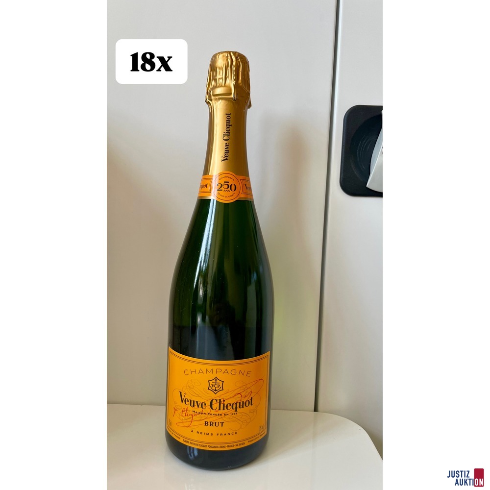 18 x Veuve Clicquot