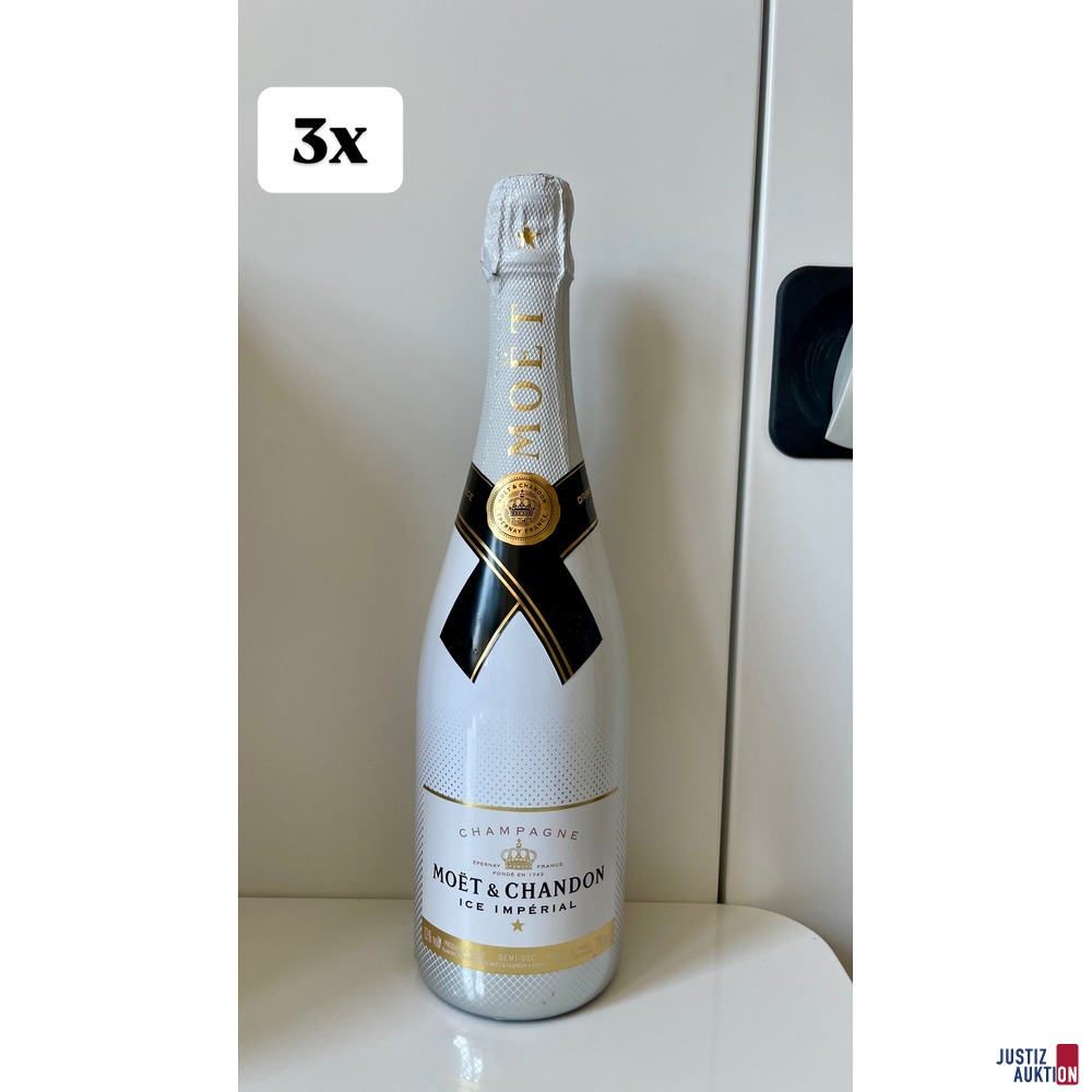 3 x Moet &amp; Chandon Ice Imperial