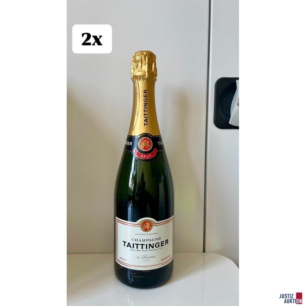 2 x Tattinger Champagner