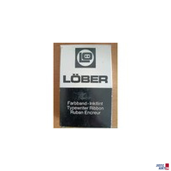 L&ouml;ber Farbband schwarz&comma; Doppelspule 13mm x 10m&comma; Nylon