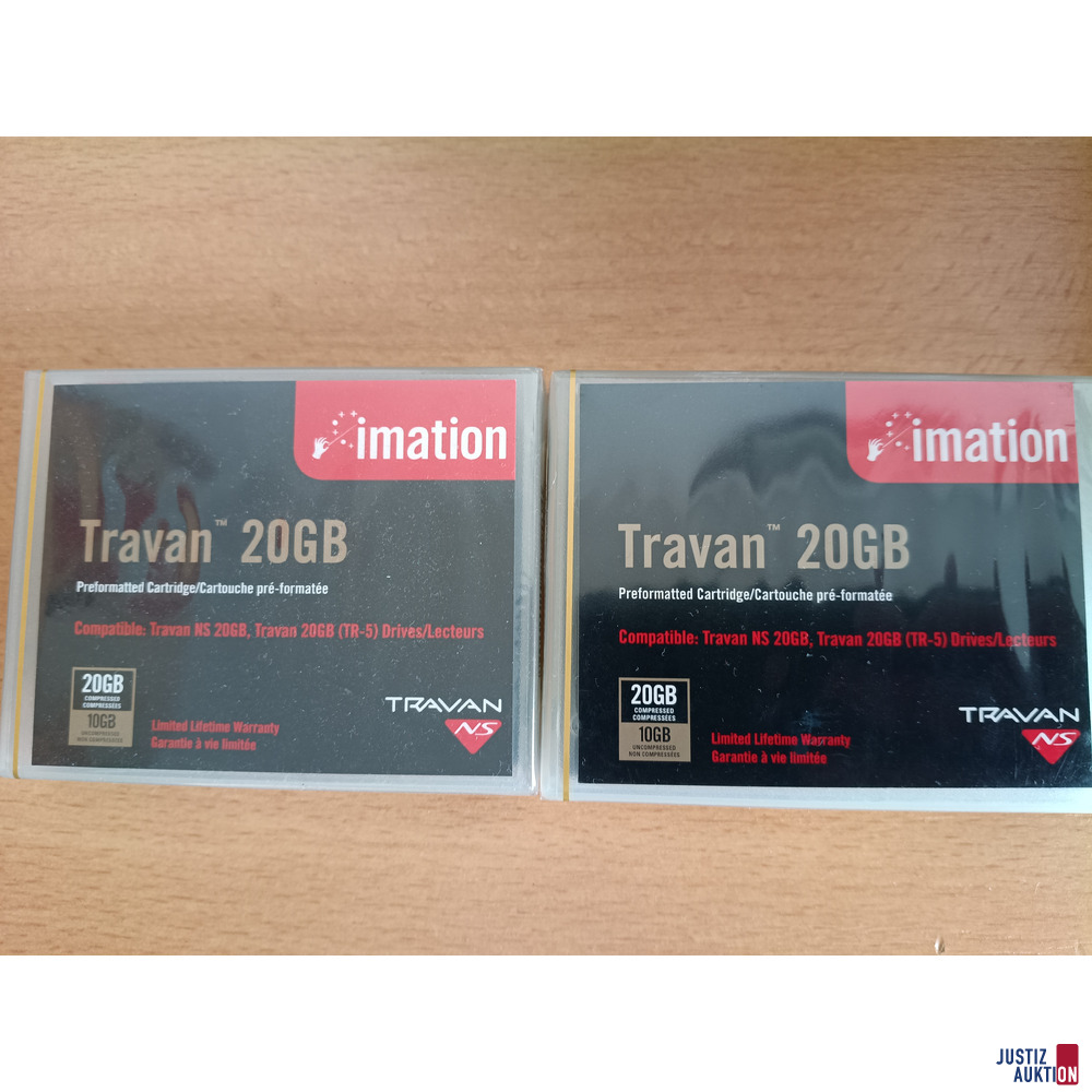 Imation Travan 20GB Preformatted Cartridge NEU