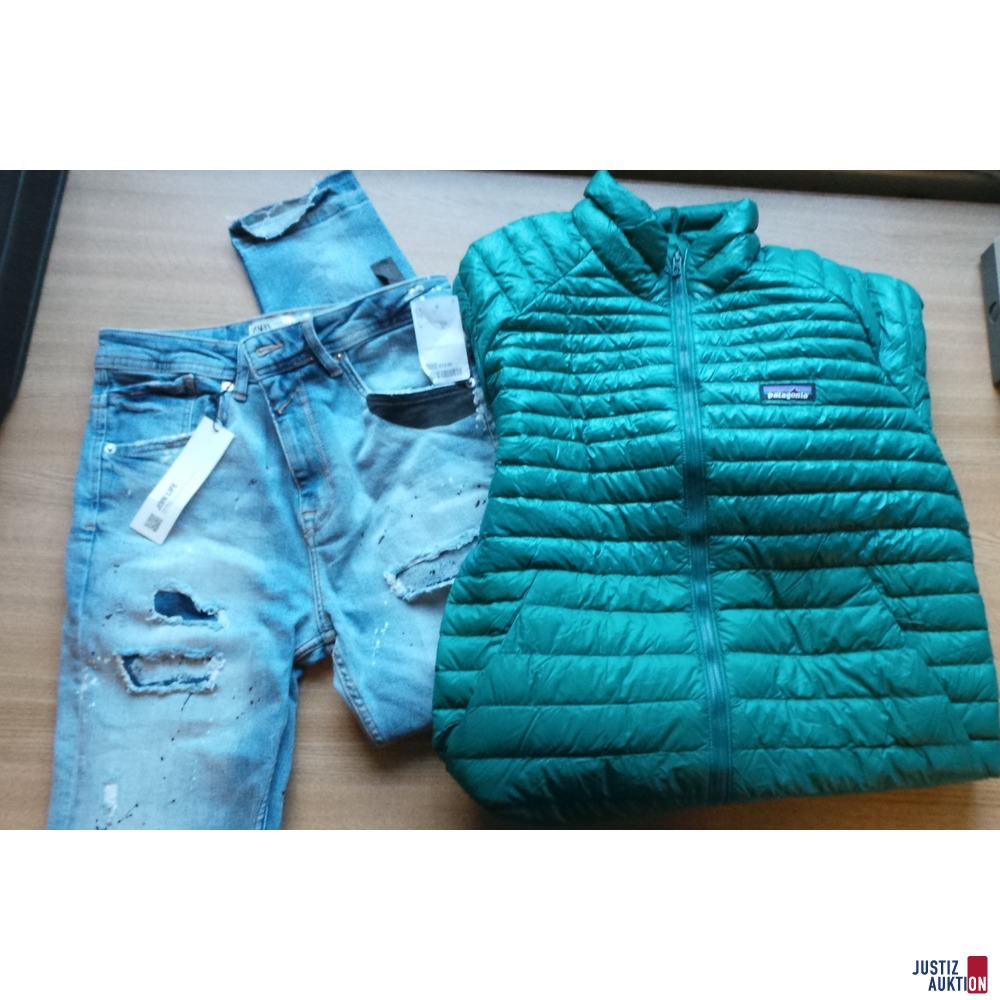 Jeans, Daunenjacke