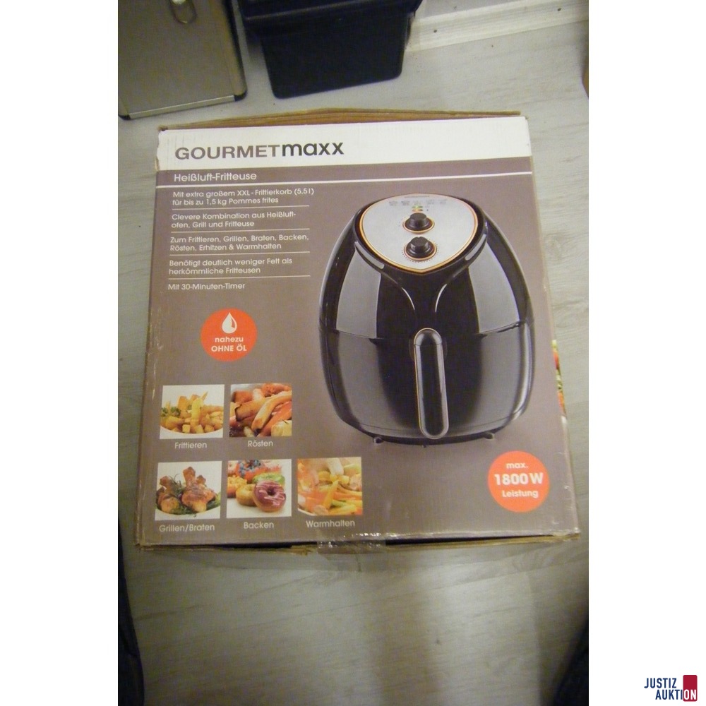 GOURMETMAXX Heißluftfritteuse