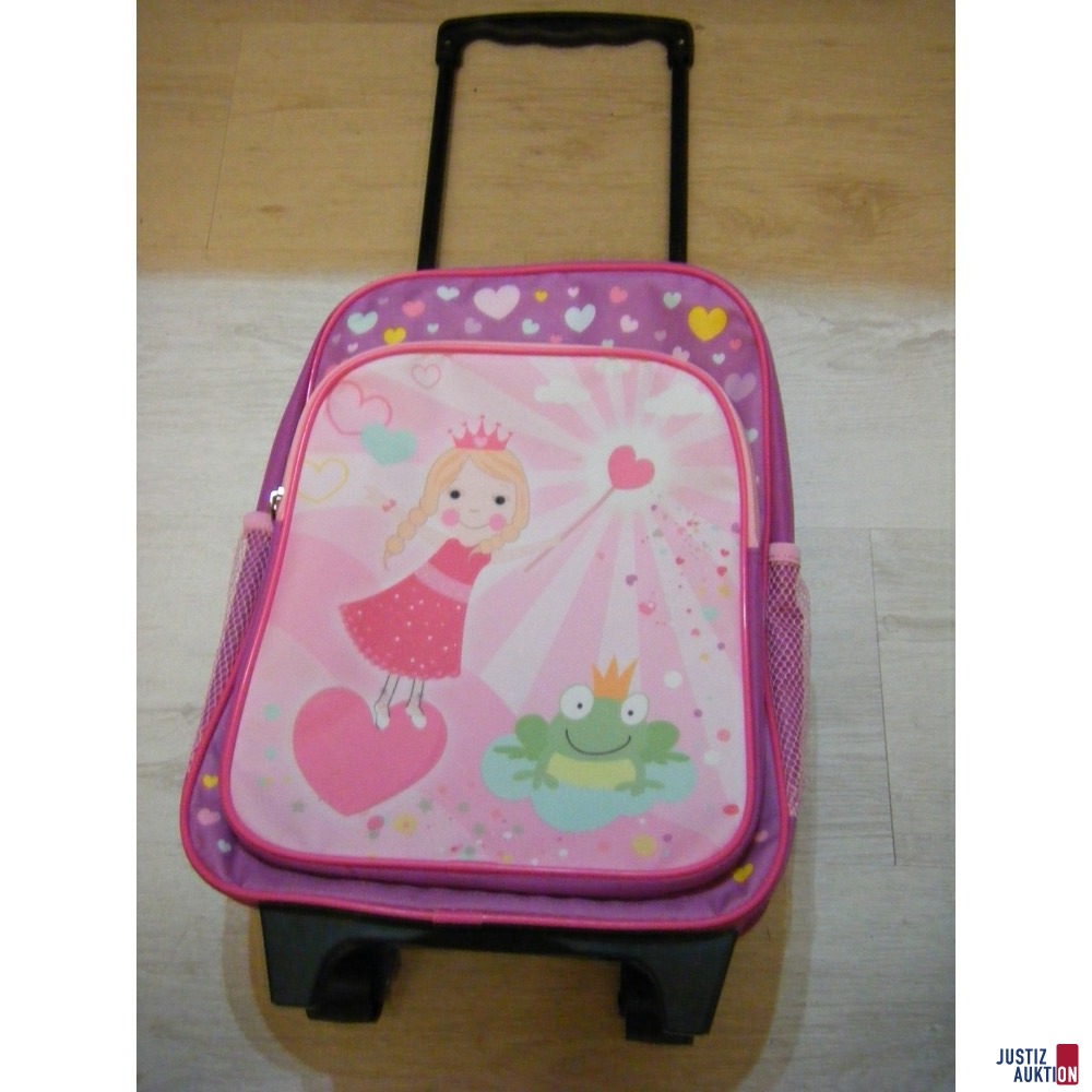 IDENA - 2 in 1 Kinder Rucksack Trolley Prinzessin