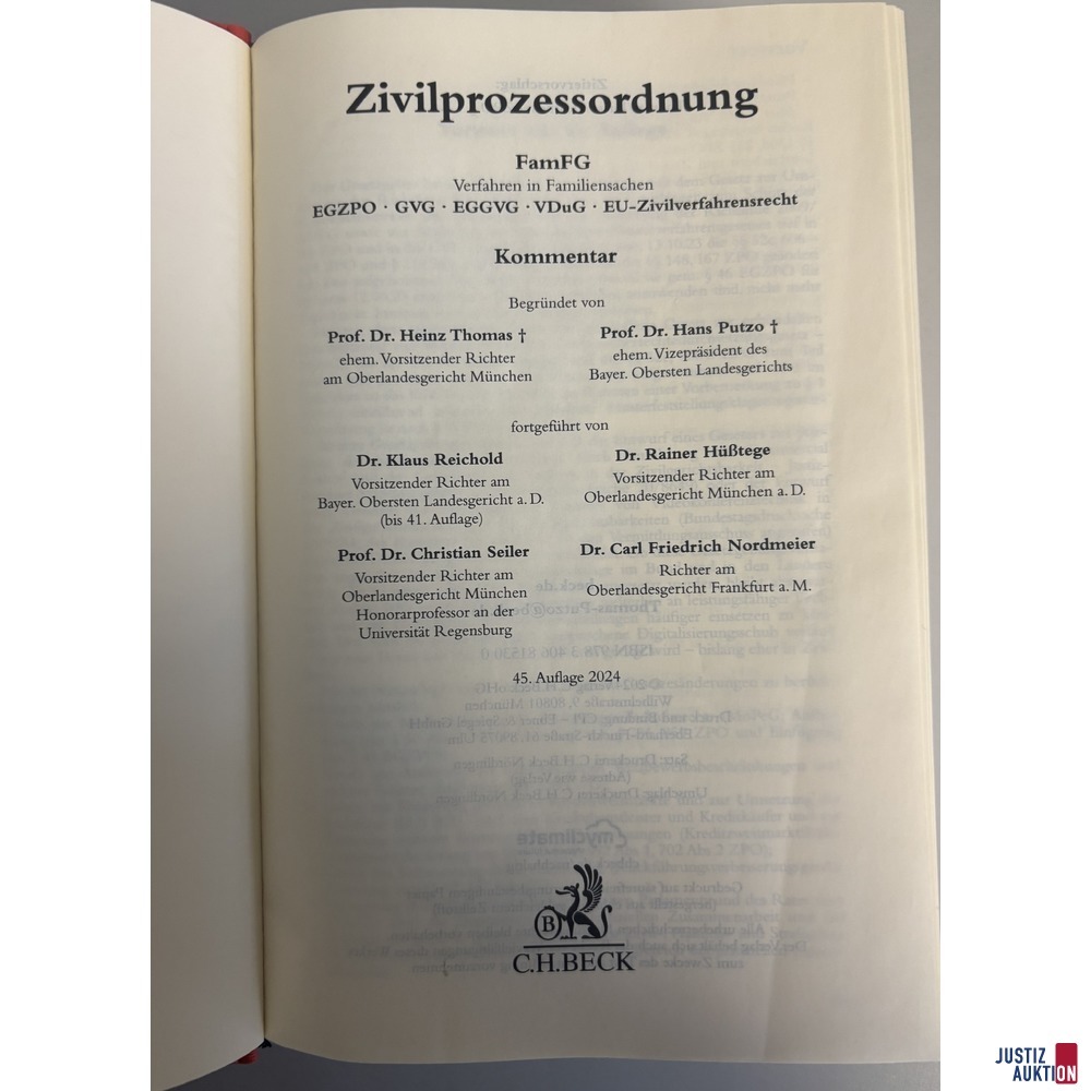 aufgeschlagene Ansicht