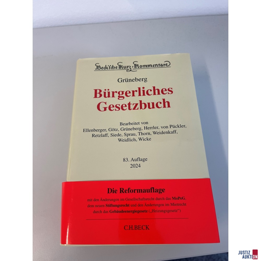 Gr neberg BGB Kommentar 83 Auflage 2024 Gebraucht 194905 Gr neberg BGB Kommentar 83 Auflage 2024 Gebraucht 194905