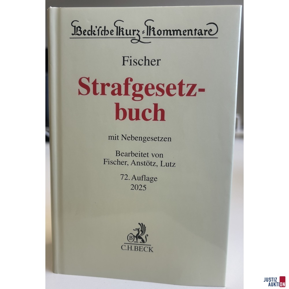 Fischer&comma; StGB-Kommentar&comma; 72&period; Auflage 2025