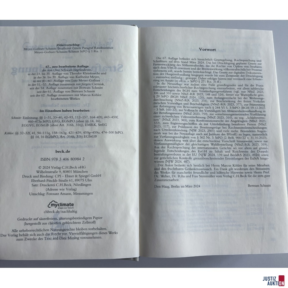 aufgeschlagene Ansicht