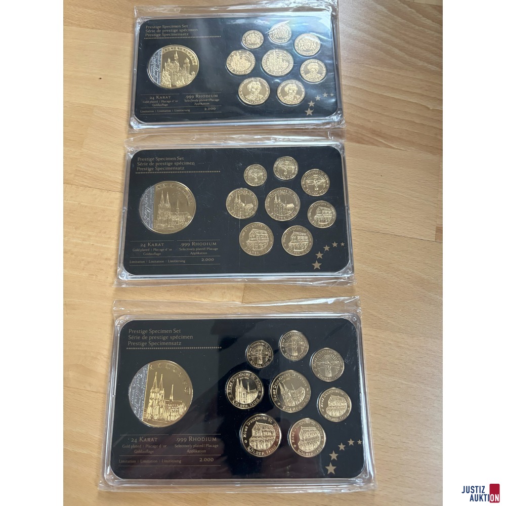 3 x Set von vorne