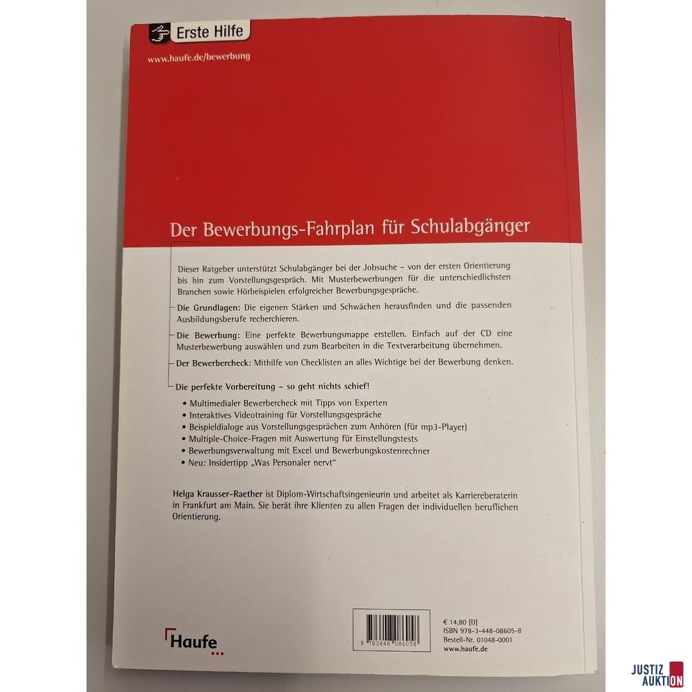 Buch von hinten