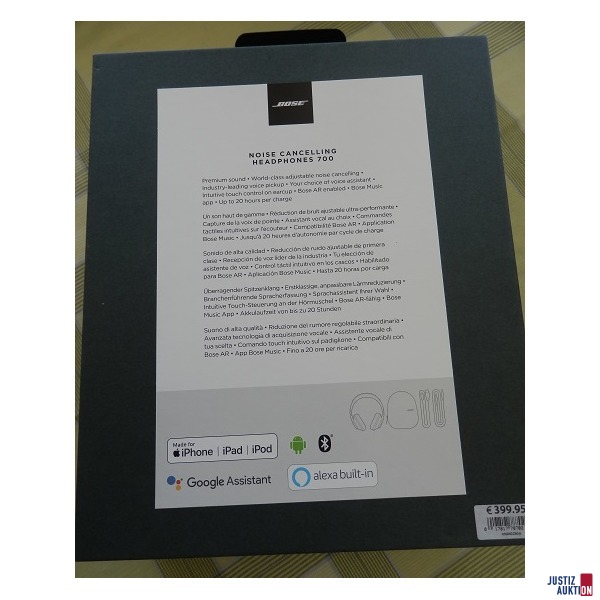 Bose Noise Cancelling Kopfhörer 700 Luxe SLVR WW