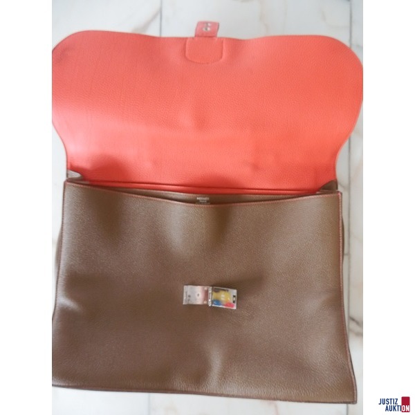 Männerhandtasche Hermes Braun