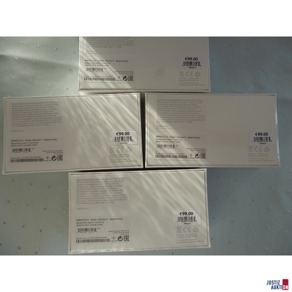 4 Stück Apple Magic Mouse 2 Space Gray