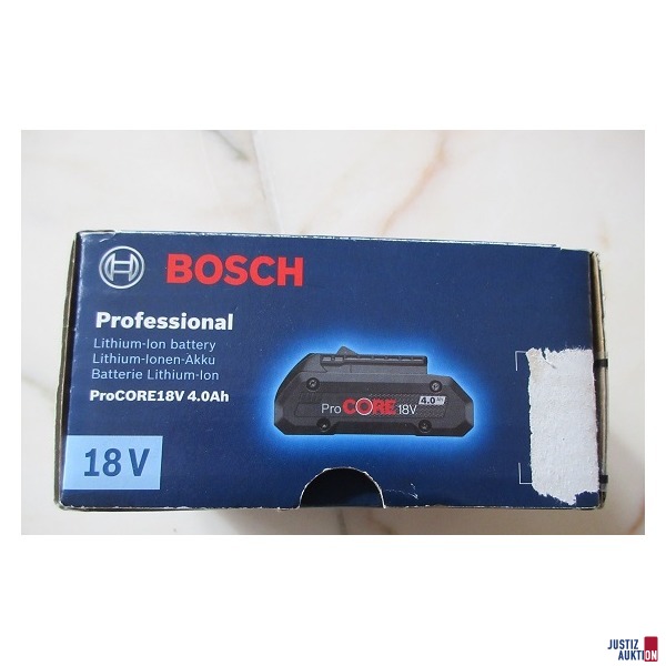 1 Stück Bosch Akku PRO CORE 18 V 4,0 Ah