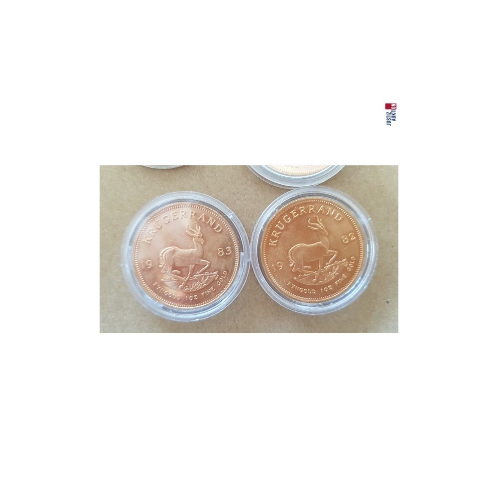 Goldmünzen Krügerrand zu je 1 OZ Fine Gold