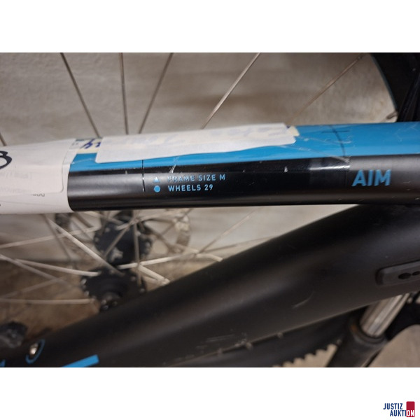 Mountainbike CUBE Frame schwarz m.blau RNR:WCW6988Rxxx – foto 2 – kavel bij Justiz-Auktion, Augsburg
