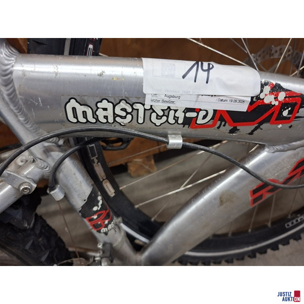 Mountainbike Milfa silber RNR. OKO4E65xxx – foto 2 – kavel bij Justiz-Auktion, Augsburg