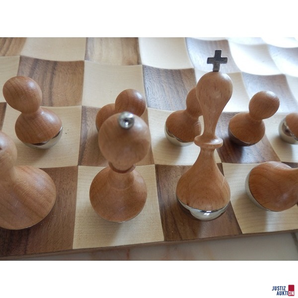 Schachbrett Holz magnetisch