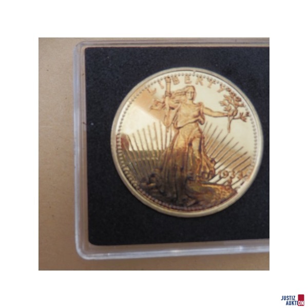 20 Dollar Münze  1933 Replik