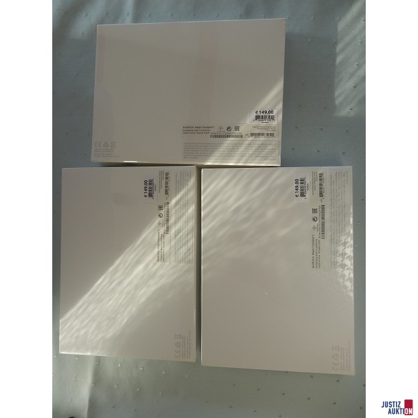 3 Stück Apple Magic Trackpad 2 Silberfarben